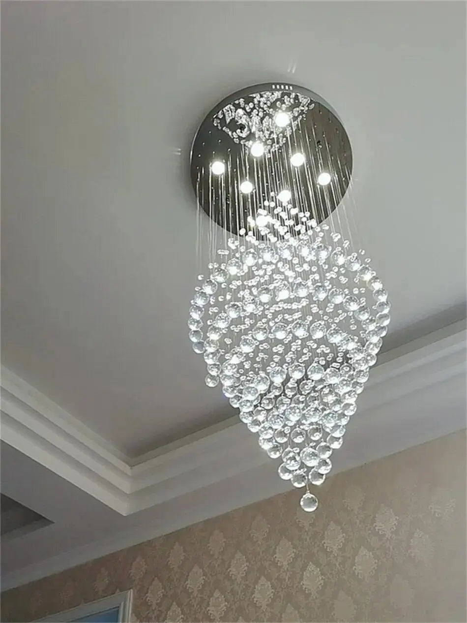 Modern Drop Crystal Chandelier — alternate product view 8