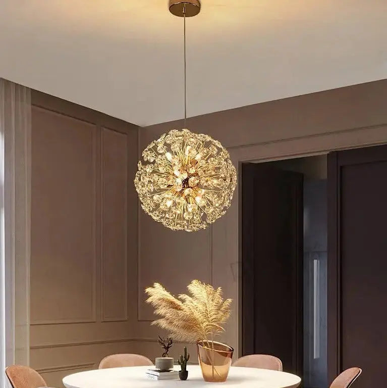 Modern Luxury Ball Crystal Hanging Light — product view
