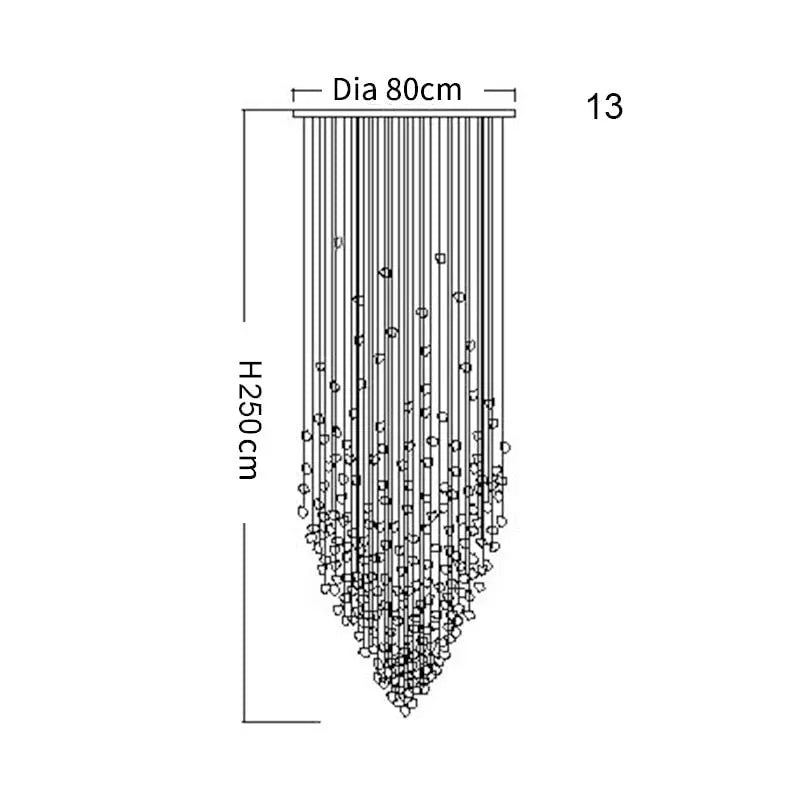 Modern Hanging Stone Chandelier — alternate product view 13