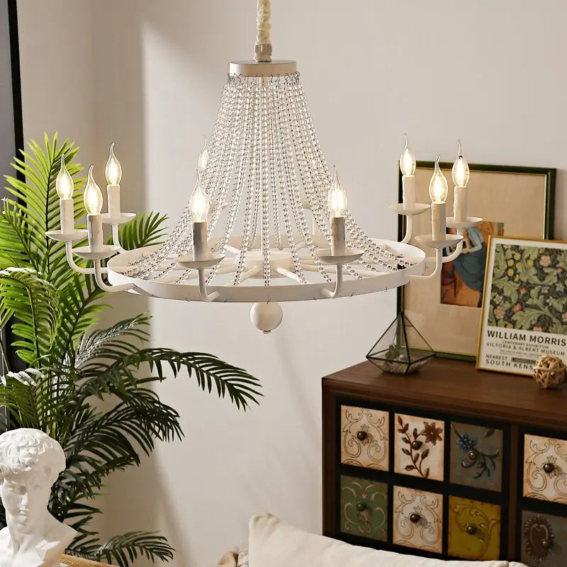 Country Candle Crystal Chandelier — alternate product view 3