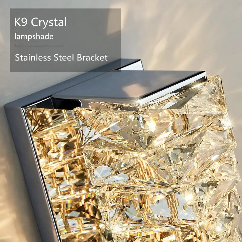 Modern Luxury Crystal Wall Lamp — alternate product view 4