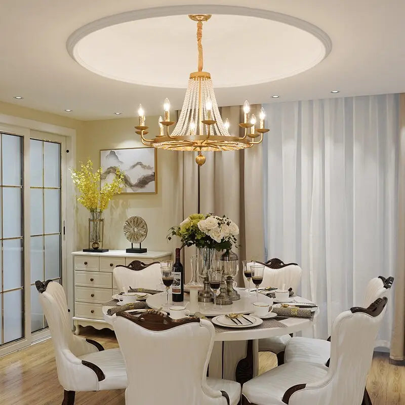 Country Candle Crystal Chandelier — alternate product view 4