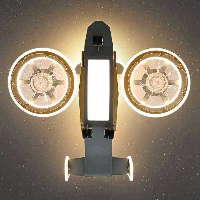 Boy Bedroom Chandelier Ceiling Fan Without Blades — alternate product view 6