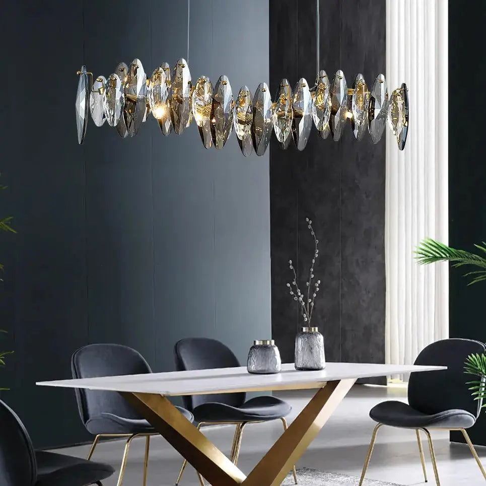 Wave Modern Crystal Designer Chandeliers — product view