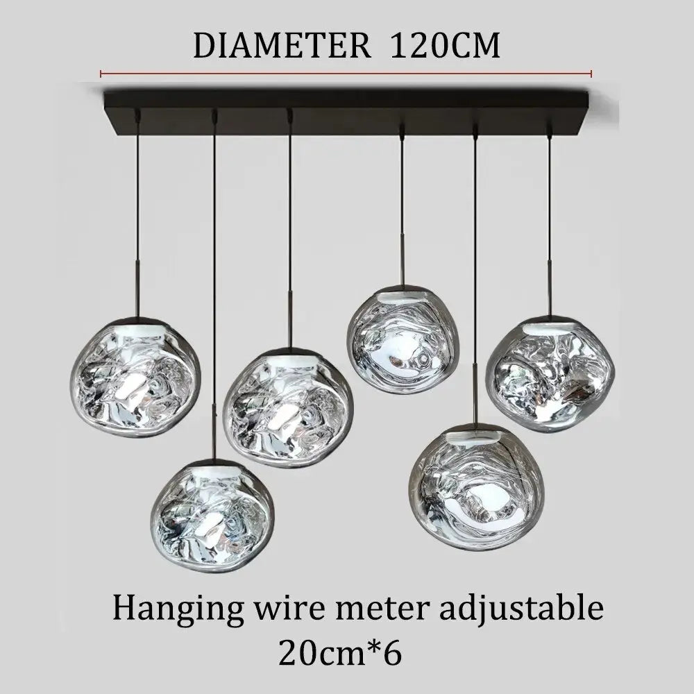 Modern Lava Nordic Chandeliers — alternate product view 10