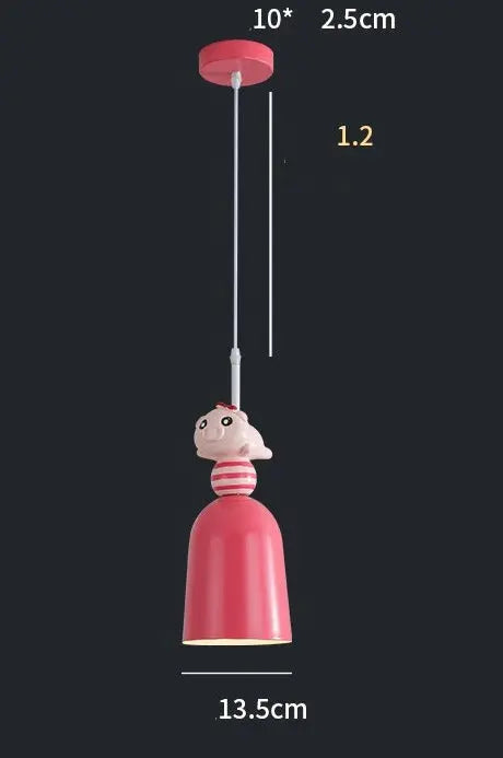 Nordic Kids Room Toys Figurine Pendant Lights — alternate product view 14