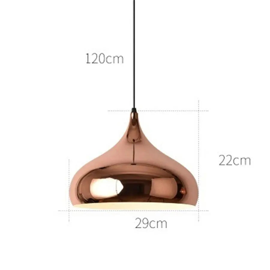 Luxury Rose Gold Pendant Light — alternate product view 7