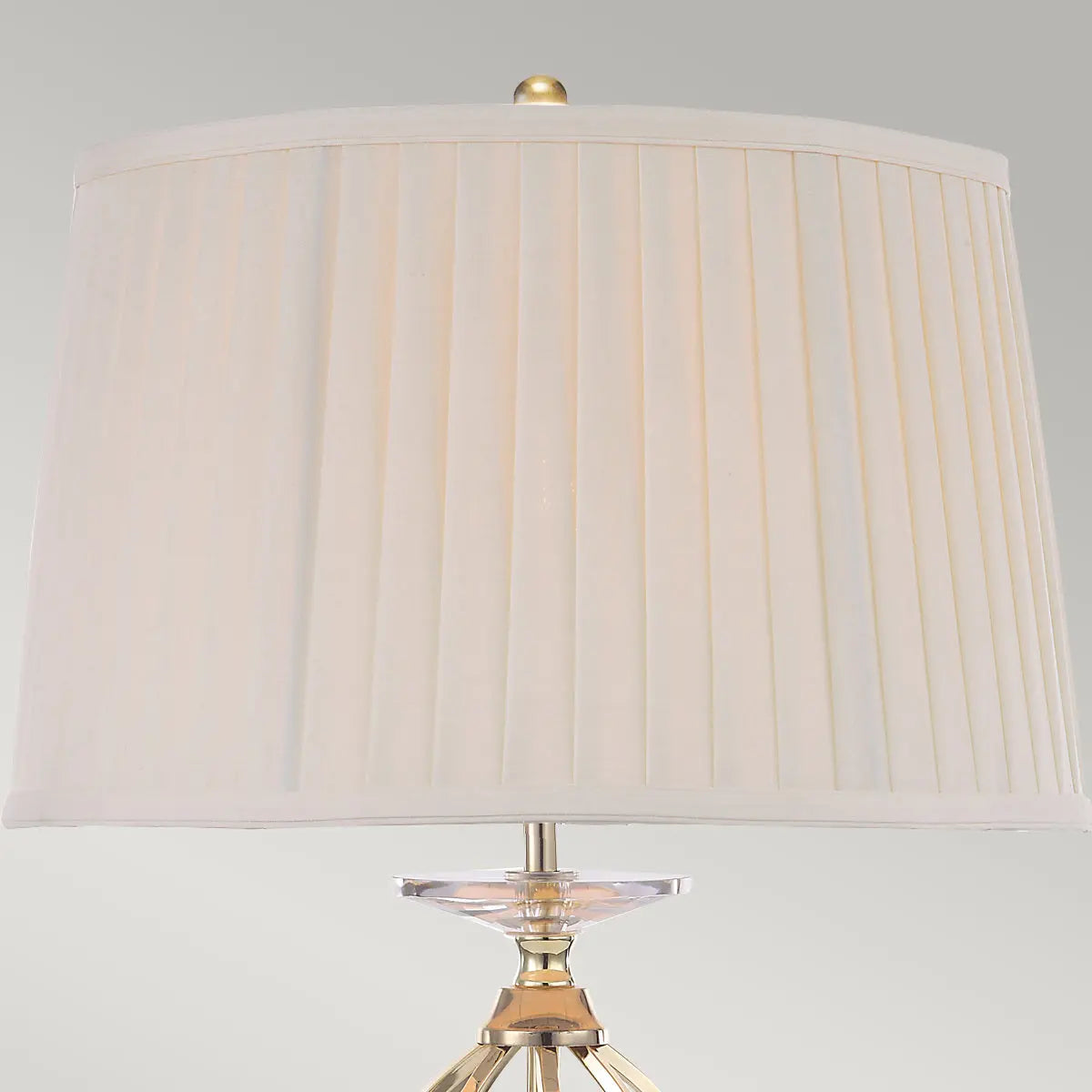 Aegean 1 Light Table Lamp - Polished Brass — close-up design detail