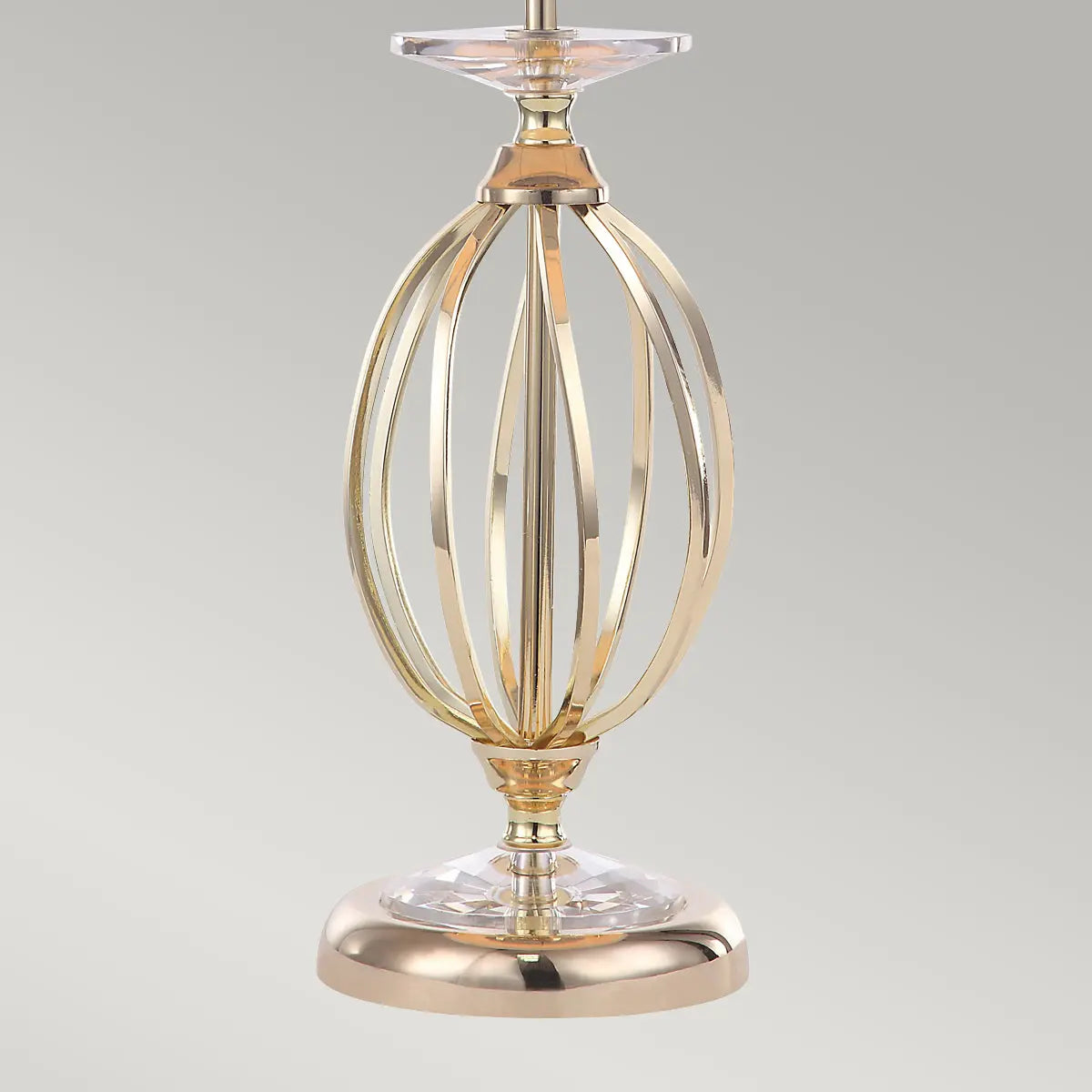 Aegean 1 Light Table Lamp - Polished Brass — close-up design detail 2