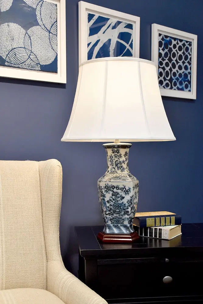 Blue Hex Table Lamp — alternate product view 2
