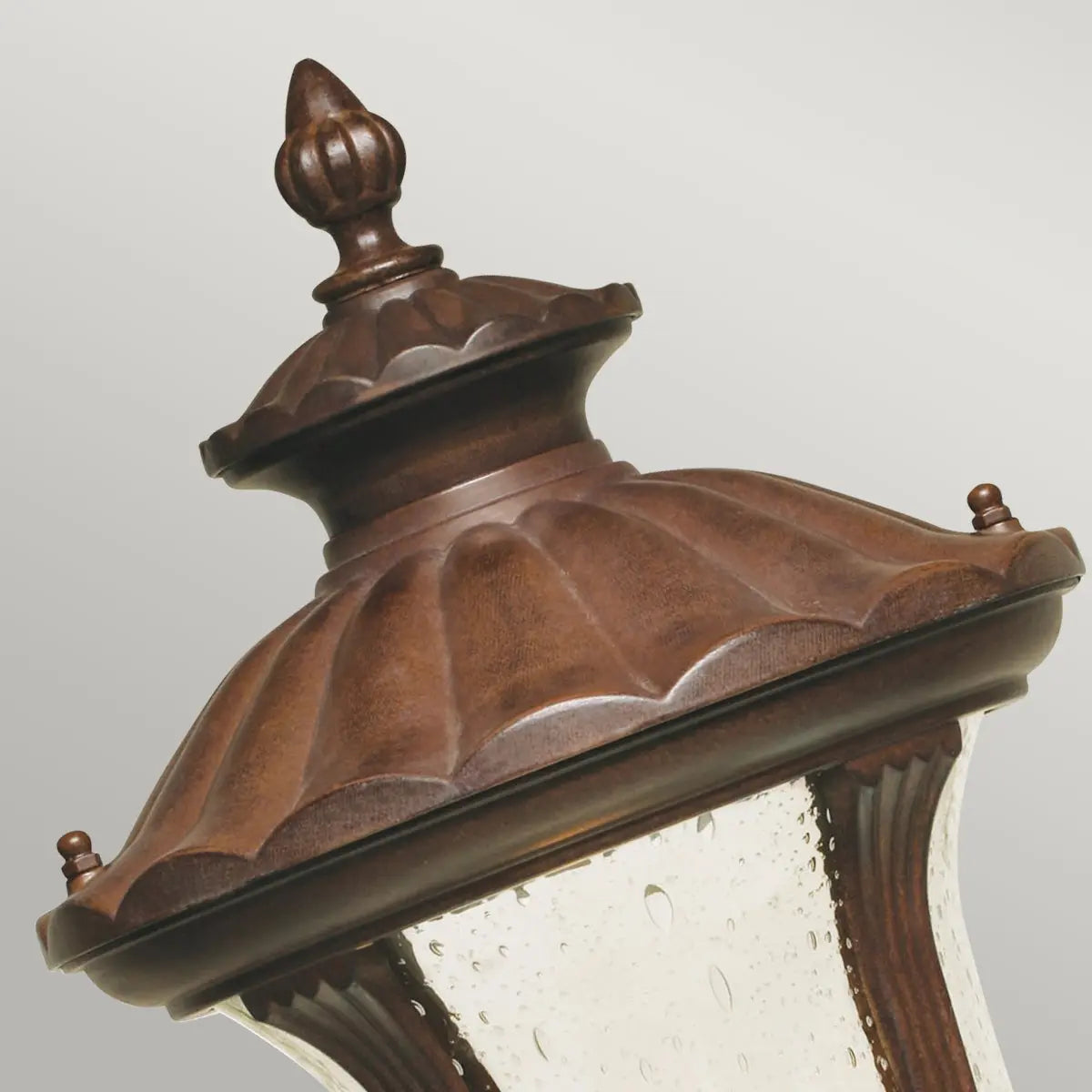 Chicago 1 Light Small Pedestal Lantern — close-up design detail