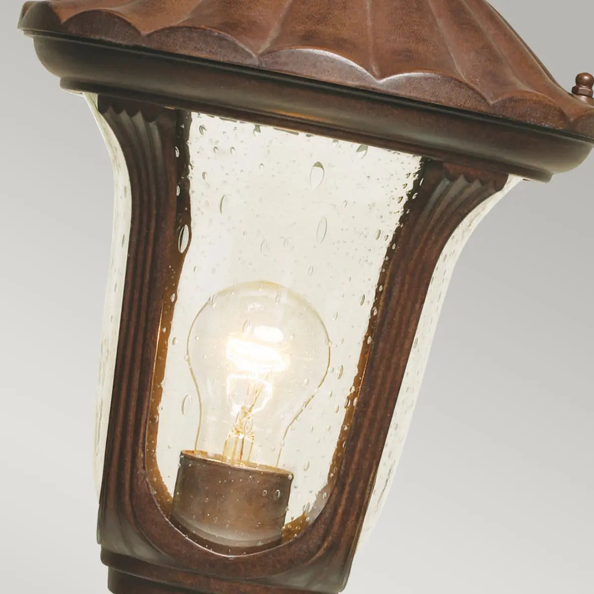 Chicago 1 Light Small Pedestal Lantern — close-up design detail 2