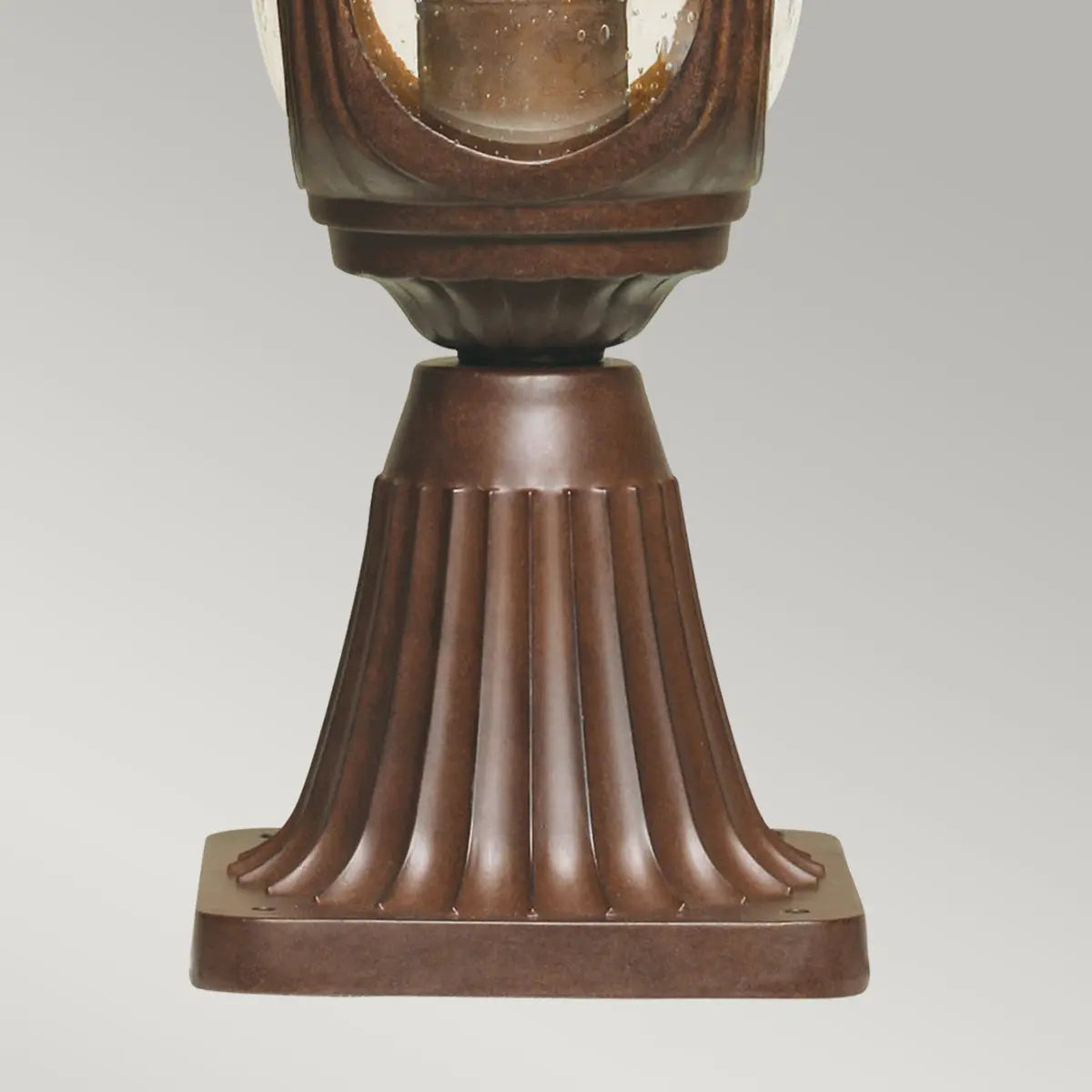 Chicago 1 Light Small Pedestal Lantern — close-up design detail 3