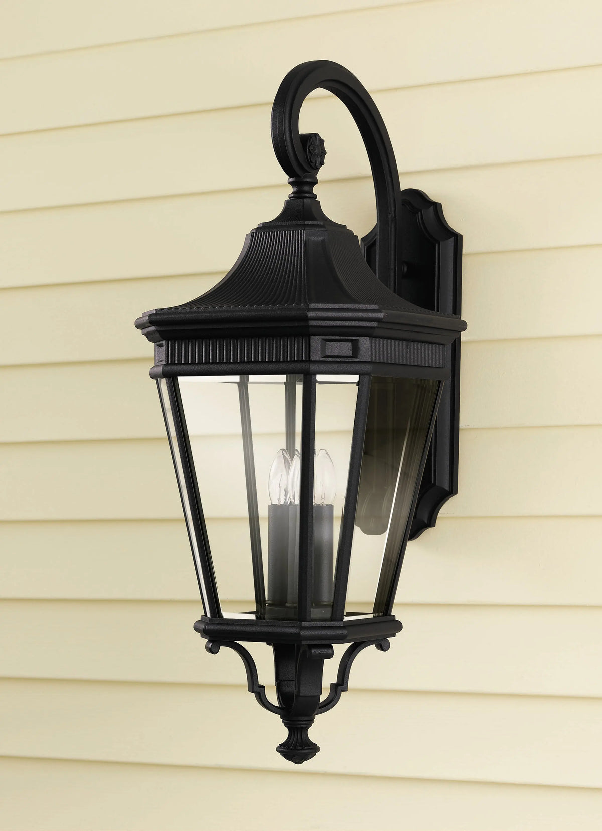 Cotswold Lane Wall Lantern - Black — alternate product view 2